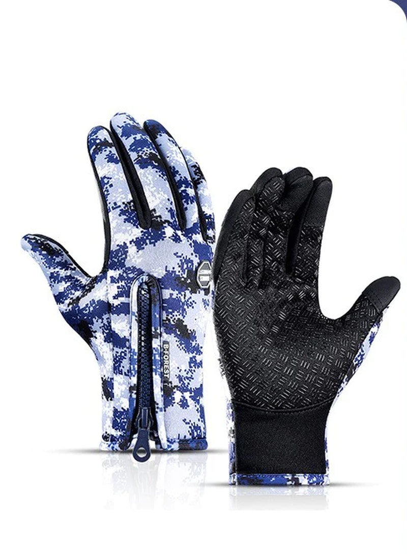 Touchscreen Heated Winter Gloves – Waterproof, Windproof & Fleece-Insulated for Outdoor Sports