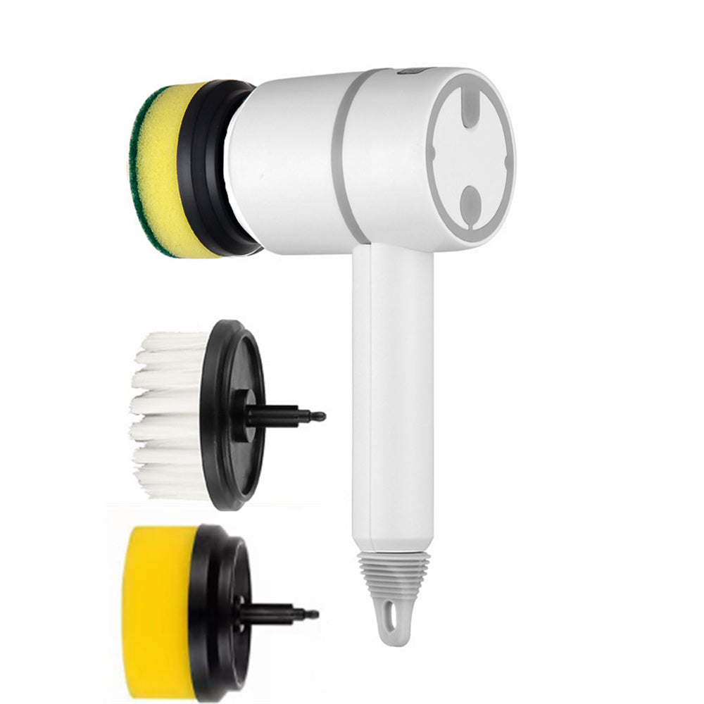 Electric Spin Cleaning Brush – USB Rechargeable Scrubber for Dishes, Bathtub, Tiles & Kitchen Surfaces