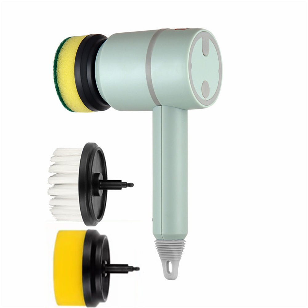 Electric Spin Cleaning Brush – USB Rechargeable Scrubber for Dishes, Bathtub, Tiles & Kitchen Surfaces