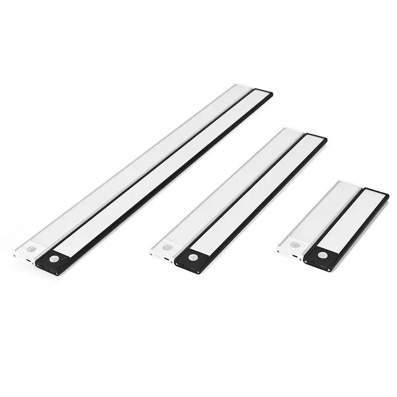 LED Motion Sensor Night Light – USB Rechargeable Under Cabinet Light for Kitchen, Bedroom & Wardrobe, Indoor Sensor Lighting