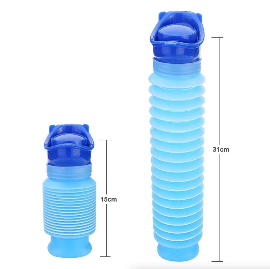 Portable Travel Urinal Bottle – Emergency Pee Kit for Men & Women (Car/Camping)