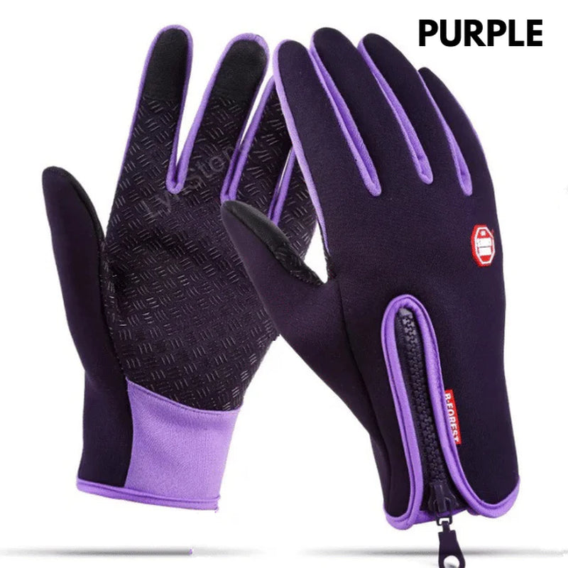 Touchscreen Heated Winter Gloves – Waterproof, Windproof & Fleece-Insulated for Outdoor Sports