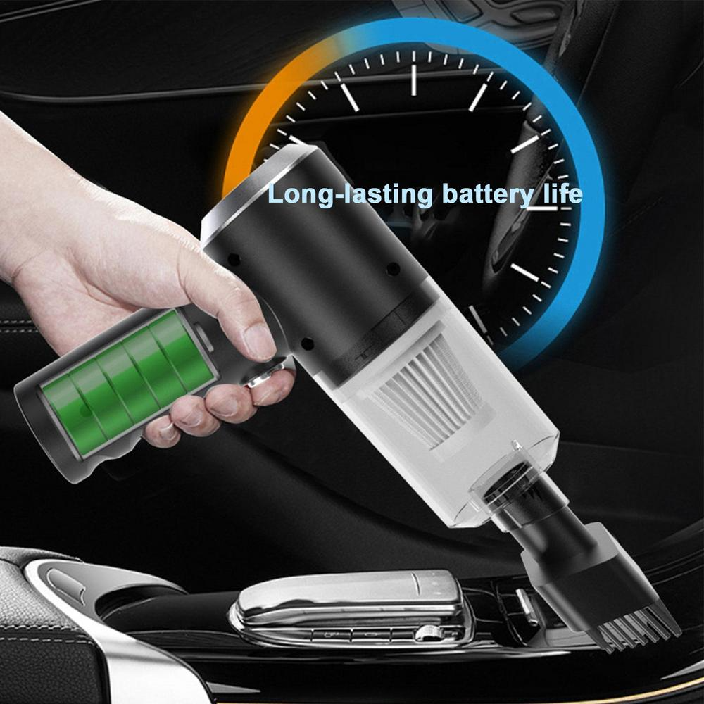 Wireless Car Vacuum Cleaner – Portable High-Suction Handheld Mini Auto & Home Dust Cleaner