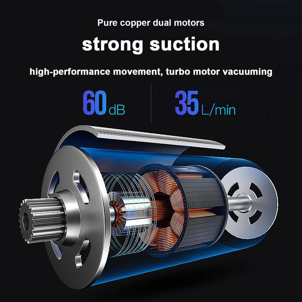 Wireless Car Vacuum Cleaner – Portable High-Suction Handheld Mini Auto & Home Dust Cleaner