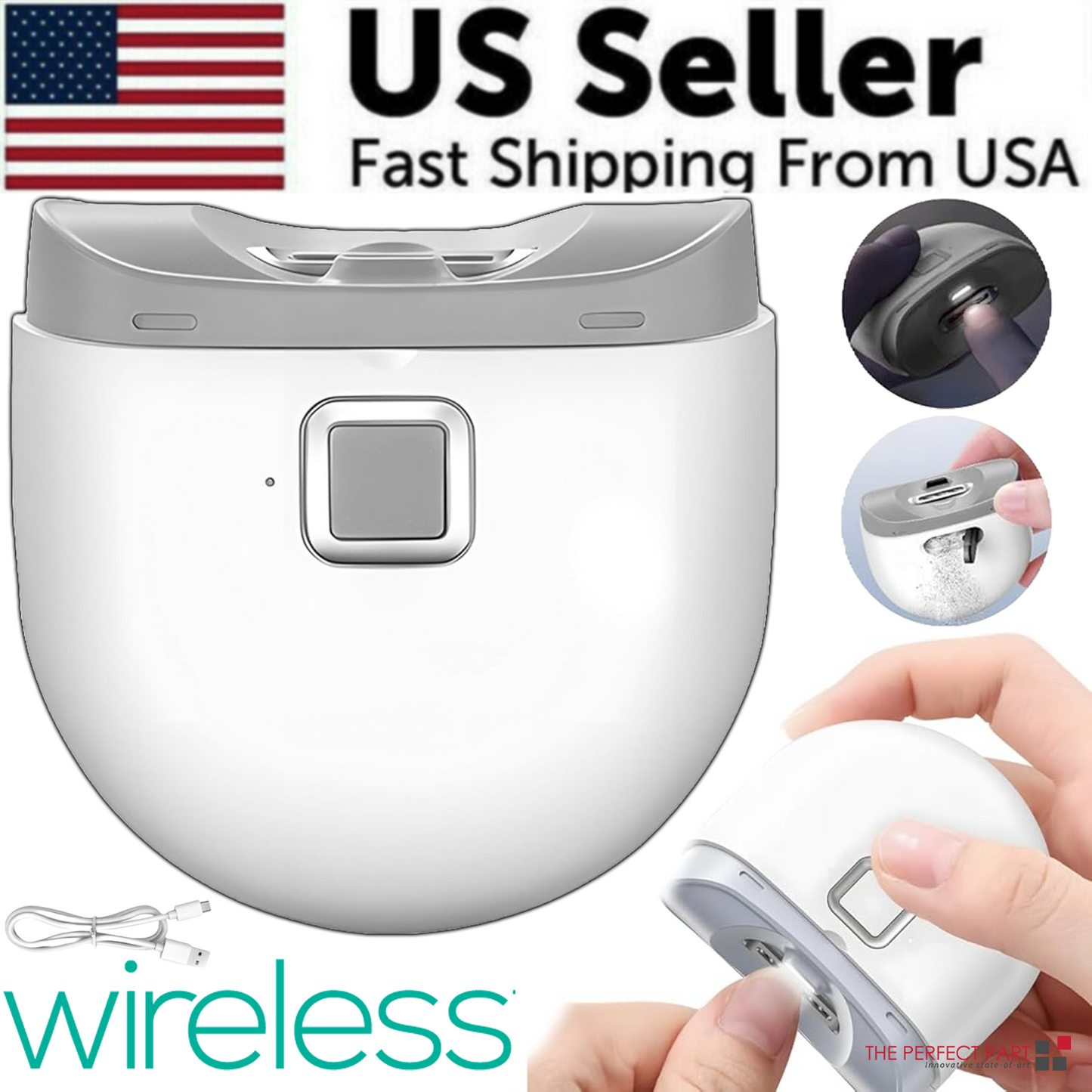 Electric Automatic Nail Clipper – Professional Thick Nail Trimmer, Safe & Easy-Use (US)