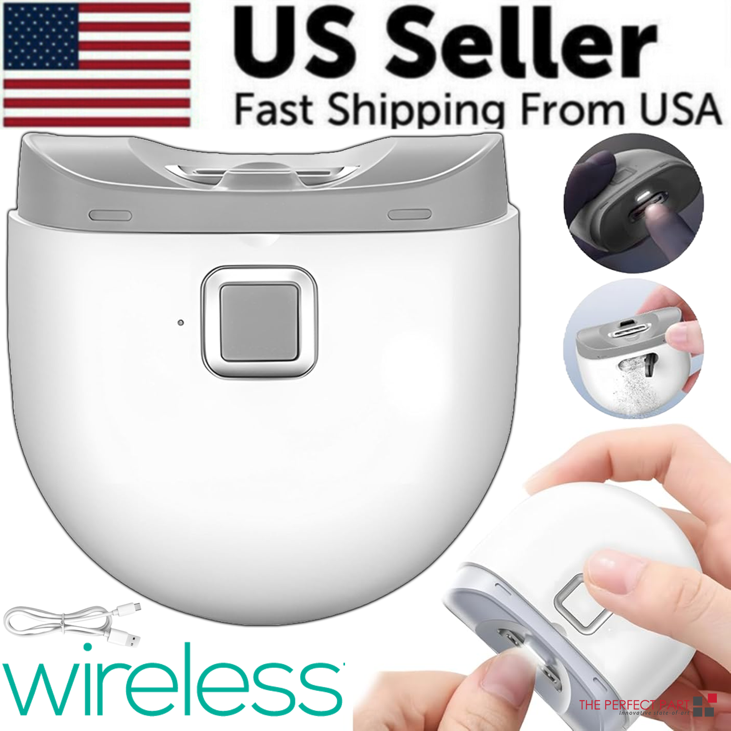 Electric Automatic Nail Clipper – Professional Thick Nail Trimmer, Safe & Easy-Use (US)