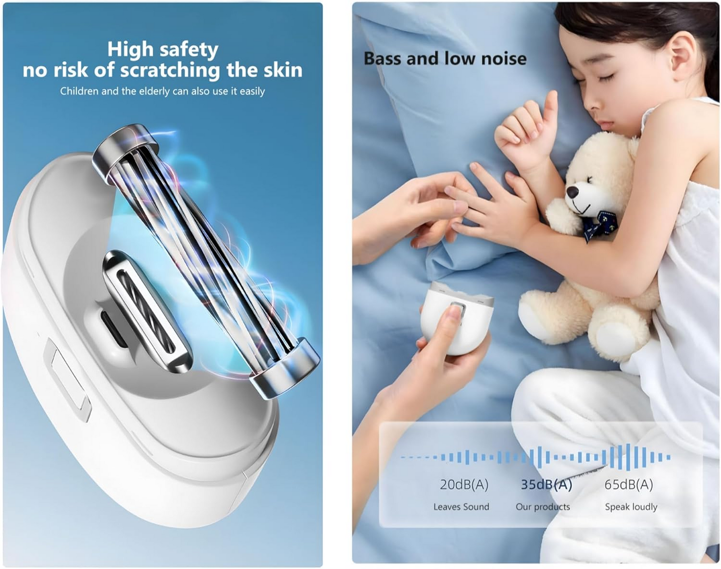 Electric Automatic Nail Clipper – Professional Thick Nail Trimmer, Safe & Easy-Use (US)