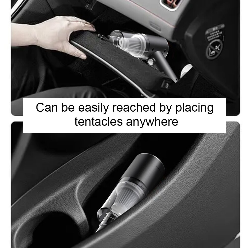 Wireless Car Vacuum Cleaner – Portable High-Suction Handheld Mini Auto & Home Dust Cleaner