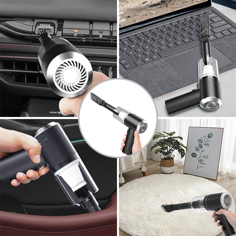 Wireless Car Vacuum Cleaner – Portable High-Suction Handheld Mini Auto & Home Dust Cleaner