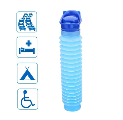 Portable Travel Urinal Bottle – Emergency Pee Kit for Men & Women (Car/Camping)