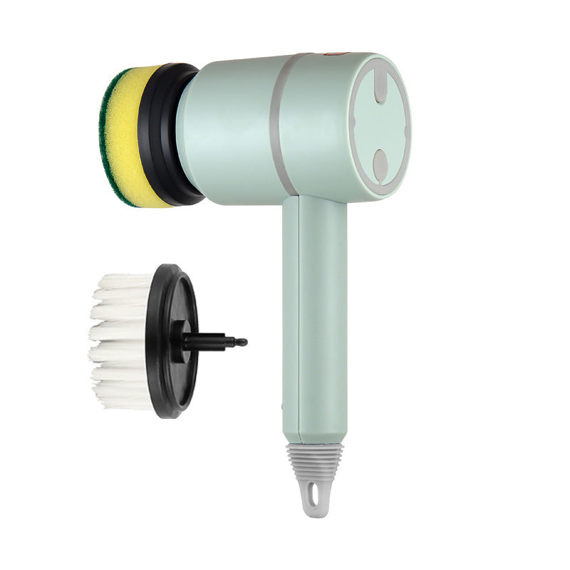 Electric Spin Cleaning Brush – USB Rechargeable Scrubber for Dishes, Bathtub, Tiles & Kitchen Surfaces
