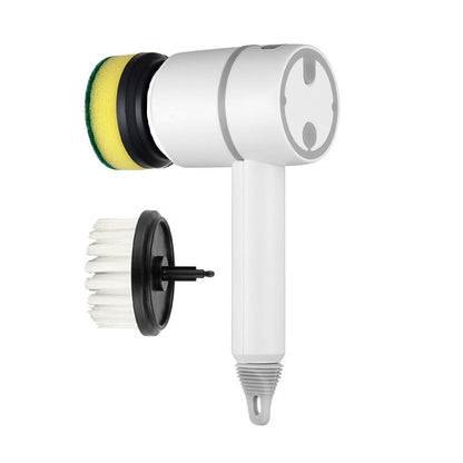 Electric Spin Cleaning Brush – USB Rechargeable Scrubber for Dishes, Bathtub, Tiles & Kitchen Surfaces