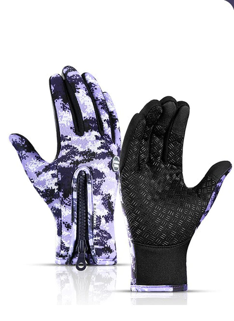 Touchscreen Heated Winter Gloves – Waterproof, Windproof & Fleece-Insulated for Outdoor Sports