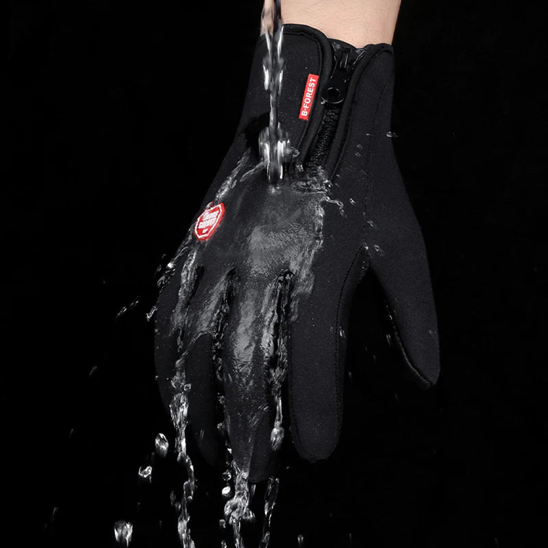 Touchscreen Heated Winter Gloves – Waterproof, Windproof & Fleece-Insulated for Outdoor Sports