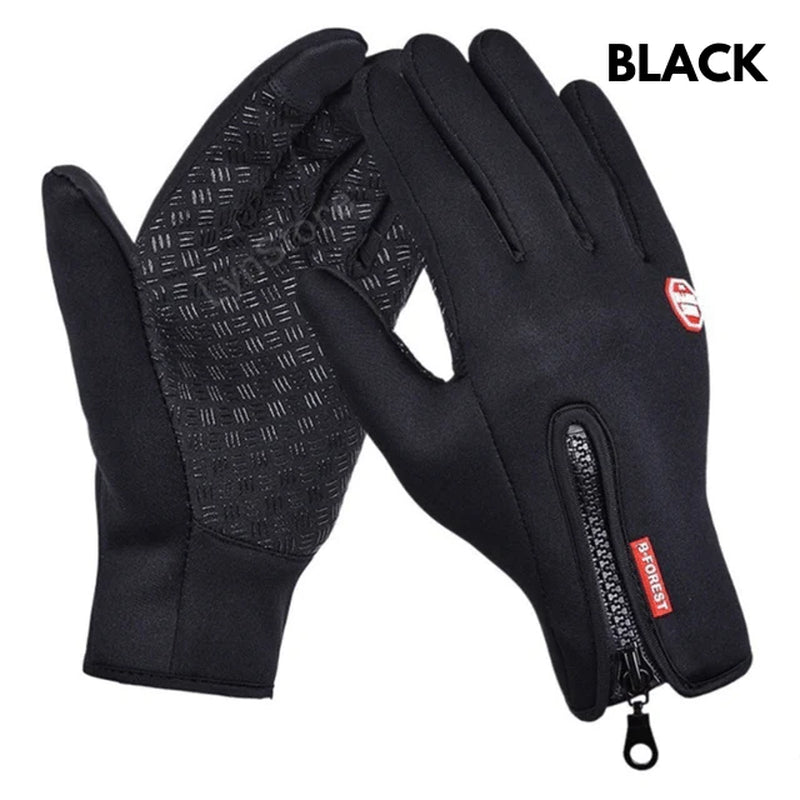 Touchscreen Heated Winter Gloves – Waterproof, Windproof & Fleece-Insulated for Outdoor Sports