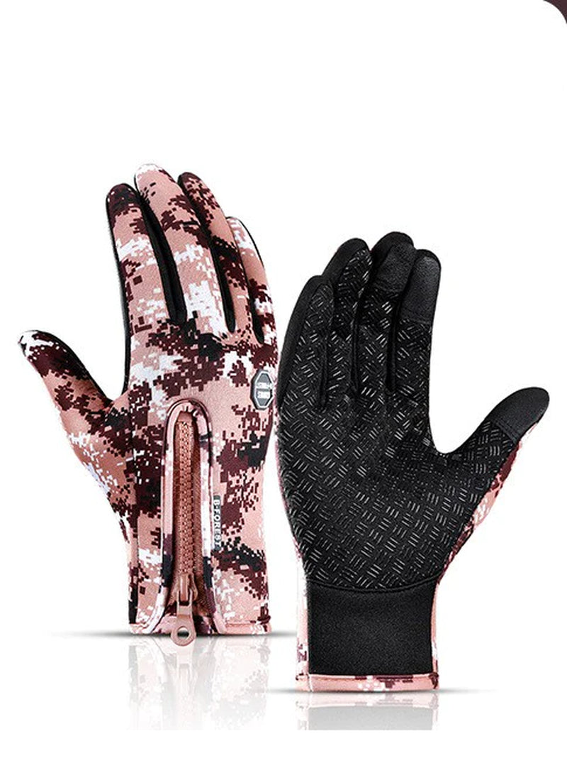 Touchscreen Heated Winter Gloves – Waterproof, Windproof & Fleece-Insulated for Outdoor Sports