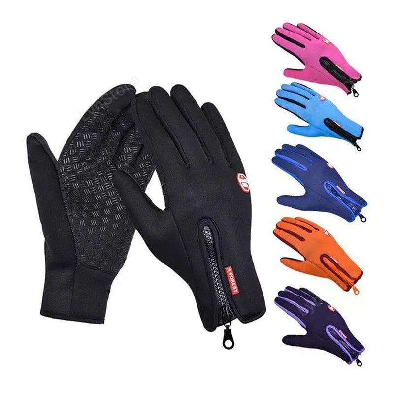 Touchscreen Heated Winter Gloves – Waterproof, Windproof & Fleece-Insulated for Outdoor Sports