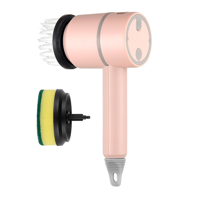 Electric Spin Cleaning Brush – USB Rechargeable Scrubber for Dishes, Bathtub, Tiles & Kitchen Surfaces