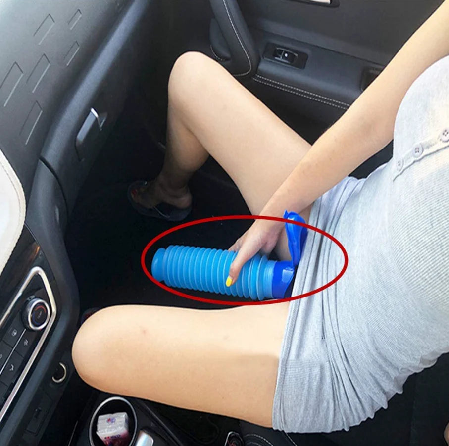 Portable Travel Urinal Bottle – Emergency Pee Kit for Men & Women (Car/Camping)