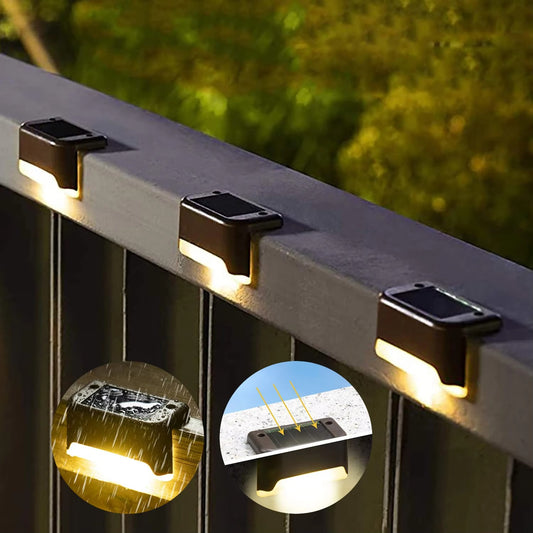 8-Pack Solar Step Lights